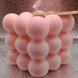 BaRich Candle For Life 💕 Handmade Pink Bubble Candle